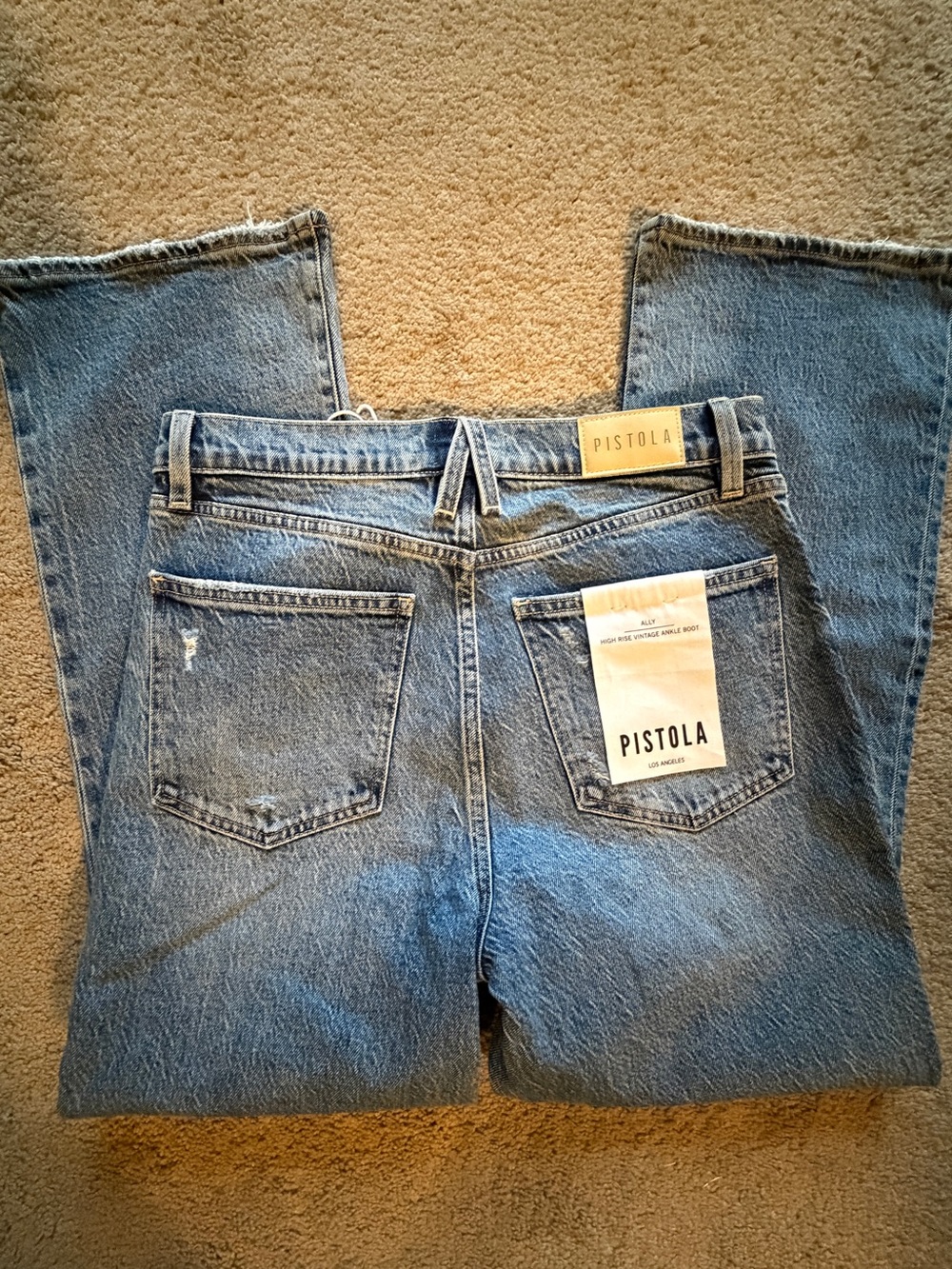 Pistola Ally HighRise Vintage Ankle Bootcut Jeans - Picture 3 of 9